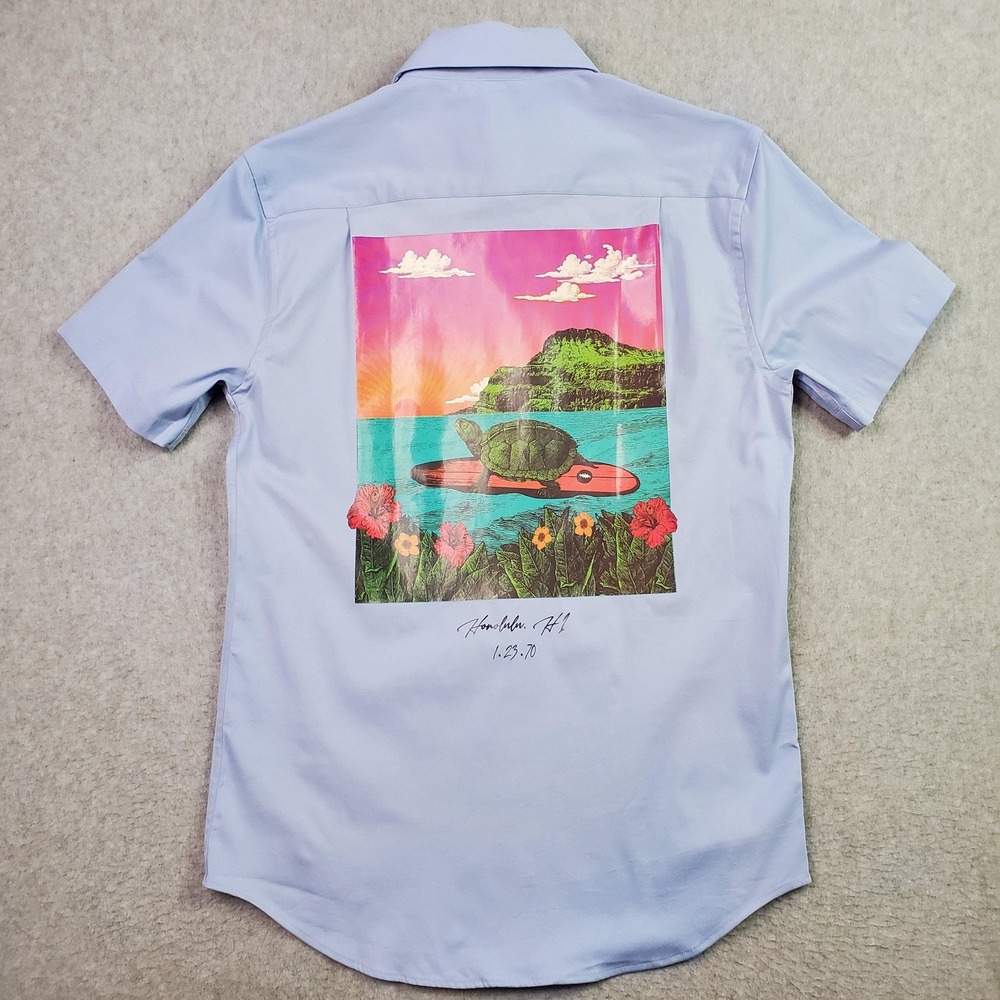 Grateful Dead X Section 119 Shirt Men Small Short Sleeve Button Up Honolulu 1970
